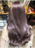 10代20代30代ラベンダーベージュダブルカラーブリーチ名駅名古屋