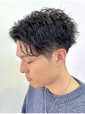 ショートでも動き抜群！波巻きパーマ