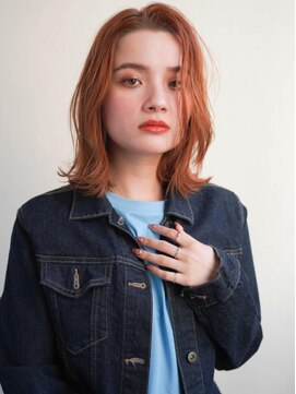 ジュール 大分(Joule) ミディアムヘア/斜めバング/グレージュカラー/大分駅