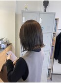 切りっぱなしボブ