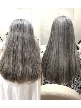 シンズ 銀座(sins) ７０代のお客様もsins式ストレートでツヤ髪に！[30代40代50代]