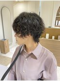 【RYOSUKE】ショートウルフ_ウルフパーマ_パーマスタイル