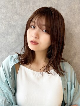 セカンズ(222) 【222澤口】セミディレイヤー×グレーベージュ