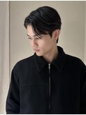ダウンパーマニュアンスパーマセンターパートコンマヘア髪質改善