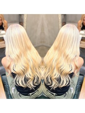 ルフレ 新宿歌舞伎町店(Reflet) ダブルカラー/プルエクステ/ホワイトカラー/髪質改善