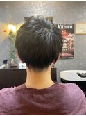 ナチュラルマッシュ×ツーブロック