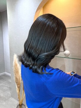 カラークチュール(Color Couture) オリーブカラー/ホブルフ/ネビージュ/小顔に見せるヘア/ワンレン