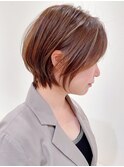 say.田代ショートボブ黒髪ボブウルフネビージュ小顔ワンレン韓国