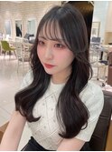 メルティーカラーフェミニンロング似合わせカット[原宿/表参道]
