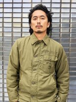 エムスラッシュ ソル センター南(M.SLASH SOL)&nbsp;波打ちパーマ/サーフカール/フェザーパーマ/黒髪/SOLセンター南