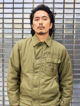 エムスラッシュ ソル センター南(M.SLASH SOL) 波打ちパーマ/サーフカール/フェザーパーマ/黒髪/SOLセンター南