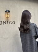 アッシュグレー×ロング
