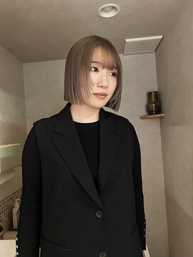 ネルケ 立川(nelke) ベージュカラー/顔周りレイヤー