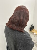 ゴートゥデイ 札幌Nix店(GO TODAY)&nbsp;赤とちょっぴりブラウンのおしゃれカラー