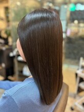 ヘアメイク クリア 本店(hair+make CLEAR) ツヤ髪ナチュラルストレート 30代40代50代