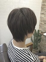 アトリエナガノ(atelier nagano)&nbsp;ショートボブ/ニュアンスカラー/センターパート/ブルージュ