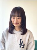 《kitin吉祥寺》ブラウンカラー レイヤーカット
