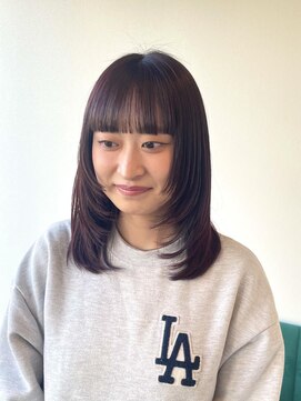 キティン 吉祥寺(kitin) 《kitin吉祥寺》ブラウンカラー レイヤーカット