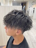 カイノ メンズサロン 金剛店(KAINO)&nbsp;波パーマ　スパイラル　ミックス　ツーブロック　マッシュ