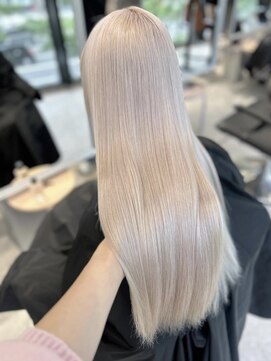 ペレ アネックス 大阪梅田茶屋町店(PELE ANNEX) くびれヘア/アプリコットオレンジ/ハイライトカラー/梅田