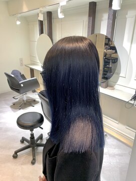 ミキサフレア(MIXSA FLAIR) black × blue  ルーツカラー