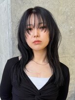 ミリ(mm)&nbsp;透明感たっぷり♪艶感グレージュ×ハッシュカット/10代20代30代