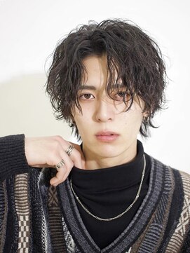 エデアンホンテン メンズサロン(EDEAN 本店 (旧:EDEAN 上通)) 熊本ツイストスパイラル 波巻き メンズパーマ センターパート