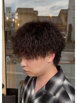 エッジ(EDGE)&nbsp;大分メンズ刈らないショートマッシュツイストスパイラルパーマ