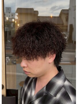 エッジ(EDGE) 大分メンズ刈らないショートマッシュツイストスパイラルパーマ