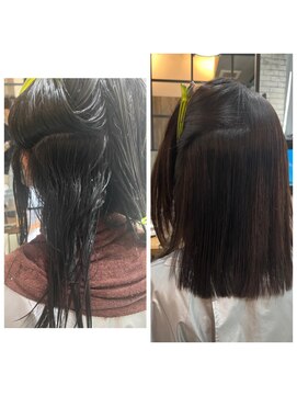 フェリア 渋谷(Feria) 縮毛矯正before after【谷島】