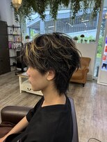 エルズ 大宮店(ailes)&nbsp;《ai》無造作デザインウルフ[イメチェン/メンズ/メッシュ/大宮]