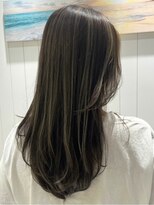 オリバイオハナ(Oli by ohana) ダブルカラーブリーチカラーミルクティーベージュピンクベージュ