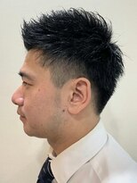 グレイスフルバーバー 赤坂見附店 アップバングツーブロック