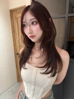 エトワ 中央店(etoi)&nbsp;大分ハッシュカット胸上鎖骨下ミディアムレイヤースタイルかるめ