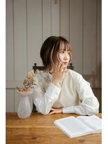 シエ バイ ケンジ 湘南台(sie by KENJE)&nbsp;ダークパープル/ナチュラルショート/夏のヘアアレンジ/湘南台
