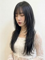 アース 相模大野店(EARTH)&nbsp;大人可愛いハッシュカット◆韓国風レイヤー×暗髪