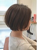 Coast.ショートボブ×ミルクティーアッシュ×ドライウエット