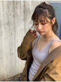 『AUSTIN銀糸町』黒髪チェンジ!!ことりベージュカラー毛先パーマ
