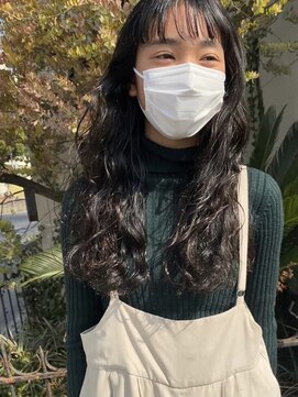 ドレス(DRESS) ロングパーマスタイル_前髪_イメチェン