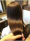 ドライヴカット&縮毛矯正&エンザイムプロでツヤ髪に☆《高橋》
