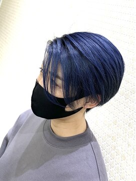 アーチフォーヘアー(a rch for hair) 【ハンサムショート】×【ブルー】