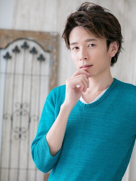 モッズヘア メン 南越谷南口店(mod's hair men) ワイルドアップバングのニュアンスカラーショートK