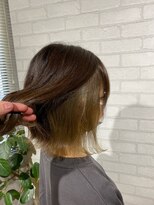 ビスイル 秋葉原店(Vis ill) 10代20代30代/インナーカラー/イヤリングカラー/べージュ/小顔