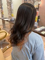 ティエル(Tiele) オレンジベージュインナーカラー