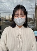 ナチュラルモードな外はねスタイル