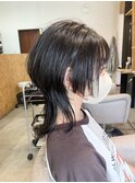 個性派ウルフカット