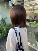 切りっぱなしボブ