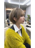 @sei___sandブリーチ/ハイトーン/ショート/鹿児島中央駅