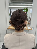 バルベストーキョーサウス(BARBES TOKYO SOUTH)&nbsp;短い髪のアップスタイル【清板】