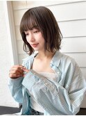 動きのあるレイヤーボブ